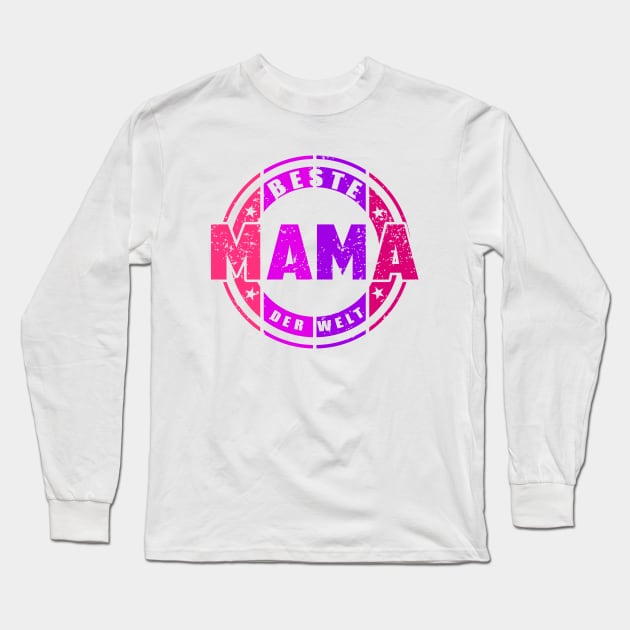 Beste Mama der Welt Long Sleeve T-Shirt by BC- One- Shop